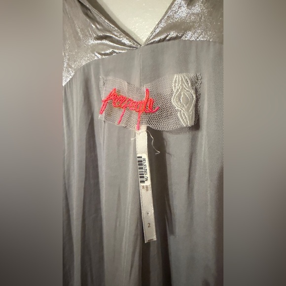 Free People Jocelyn Wrap Maxi Dress Silver - Picture 5 of 7